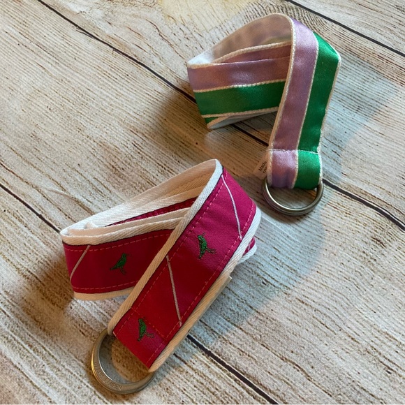 Ralph Lauren Other - Ralph Lauren Kids Belt Set - Pink and Green